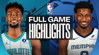 HORNETS at GRIZZLIES | FULL GAME HIGHLIGHTS | January 28, 2026
