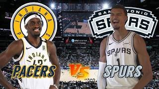 Indiana Pacers vs San Antonio Spurs Live Play by Play & Scoreboard