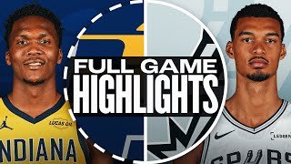 PACERS at SPURS | FULL GAME HIGHLIGHTS | October 17, 2025