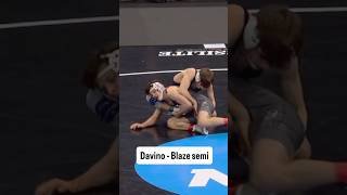 Ben Davino beats Marcus Blaze in tiebreakers 😮 #NCAAs coverage presented by Cliff Keen