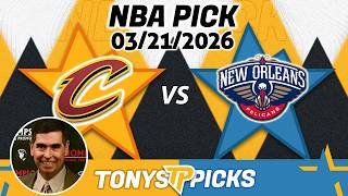 Cleveland Cavaliers vs. New Orleans Pelicans  Pick 3/21/26 NBA Pick Prediction