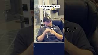 Studio Recording Gone Wrong… 😳🤦‍♂️