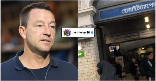 John Terry Slammed Over Comment on British Politician's Post About Banning the Burqa in London