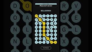 Spanagram was poisonous in today’s strands on nyt