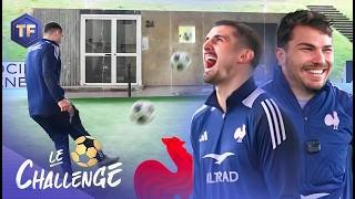 On a défié les meilleurs rugbymen français dans un challenge foot ! (Antoine Dupont, Thomas Ramos…)