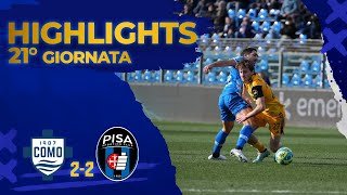 Serie BKT (21 giornata). Como-Pisa 2-2