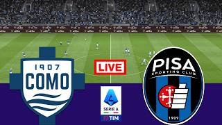 🔴 In Diretta : Como vs Pisa | Serie A 2025/26 | Streaming completo della partita