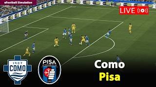 🔴In Diretta- Como vs Pisa | Serie A 2025/26 | Simulazione di eFootball PES21
