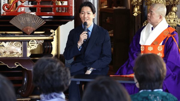 福山・常国寺に俳優の尾上右近さん、NHK大河ドラマ「豊臣兄弟!」で足利義昭役 | 中国新聞デジタル