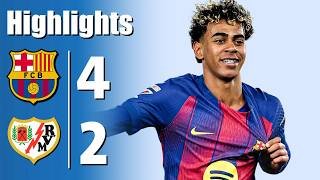 Barcelona vs Rayo Vallecano 4-2 - All Goals & Highlights - 2026