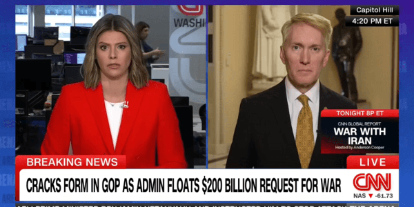 Senate Republican's own words hurled back in his face over Trump's Iran goals