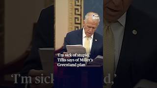 WATCH: Tillis he's 'sick of stupid,' blasts Stephen Miller and plan to takeover Greenland
