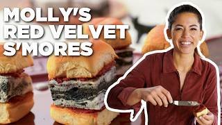 Molly Yeh's Red Velvet S'mores with Black Sesame Marshmallows | Girl Meets Farm | Food Network