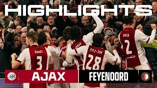 VOOR AJAX AMSTERDAM ❌❌❌ | Highlights Ajax - Feyenoord | VriendenLoterij Eredivisie