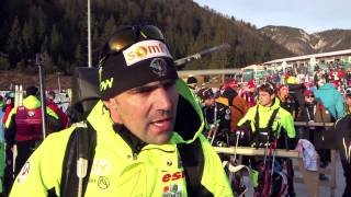 French Coach Siegfried Mazet in Hochfilzen