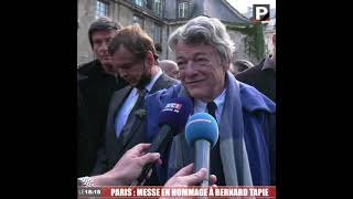 Hommage à Bernard Tapie : "Un type formidable" (Jean-Louis Borloo)