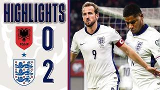 Three Lions Complete World Cup Qualification Unbeaten! | Albania 0-2 England | Highlights