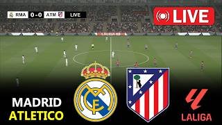 🔴LIVE : Real Madrid vs Atletico De Madrid | La Liga 2026 | Full Match Streaming | PES 21 Simulation