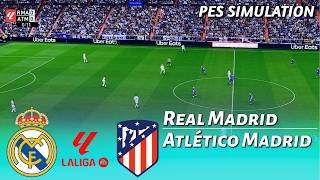 Real Madrid vs Atlético Madrid | La Liga | Simulación de PES 2021