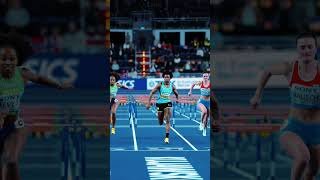 Double world champ Devynne Charlton tops the 60m hurdles heats with 7.09 #worldindoorchamps