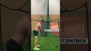 US Open champion Matt Fitzpatrick back to work 🧐