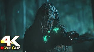 Prey (2022) - Naru vs Predator final fight scene