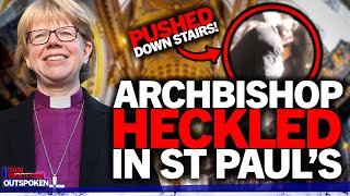 "Heckled then pushed down stairs!" New Archbishop of Canterbury Sarah Mullally's confirmation drama