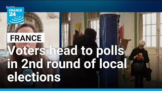 French voters head to the polls in second round of local elections • FRANCE 24 English