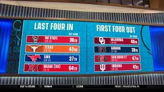 The Last Four In, First Four Out of the 2026 NCAA men's tournament