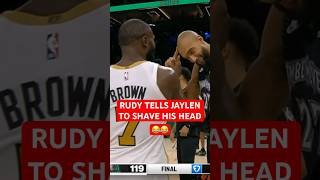 Rudy tells Jaylen to shave his head 😂