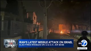 Dozens injured after Iran launches missile attack of Israel, US/UK air base