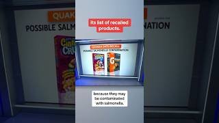 Quaker Oats expands recall because of possible salmonella contamination #shorts