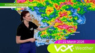 21-22 March 2026 |Vox Weather WEEKEND Forecast
