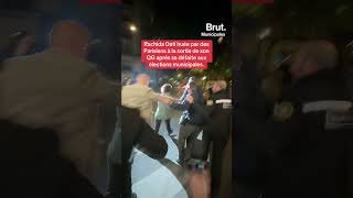 Rachida Dati huée par des Parisiens à la sortie de son QG.