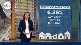Interest rate on housing mortgages drops
