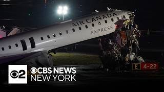 Watch Live: 2 pilots killed, dozens injured after crash at LaGuardia Airport
