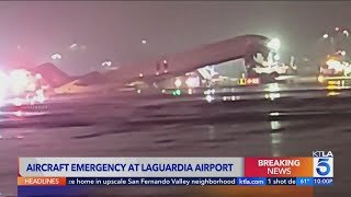 Aircraft emergency at LaGuardia Airport