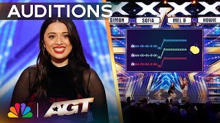 Nobody Saw This Coming! Astrid Makes The Audience Sing In Harmony To "Africa" By Toto! | AGT 2025