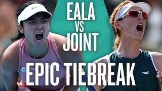 EPIC Championship Tiebreak Thriller! 🤯 Alexandra Eala vs Maya Joint | Eastbourne Final
