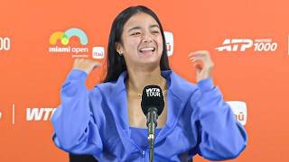 Alex Eala Full Press Conference after Win vs Linette | Miami 2026