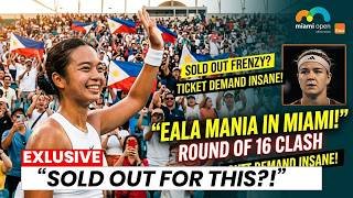 Alex Eala STUNS Tennis World SOLD OUT Clash vs Karolína Muchová | Miami Open 2026