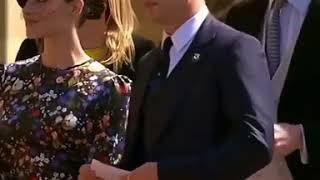 Charlotte Riley and Tom Hardy arrive at The Royal Wedding