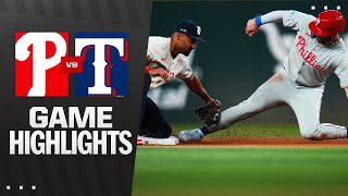Phillies vs. Rangers Game Highlights (8/8/25) | MLB Highlights