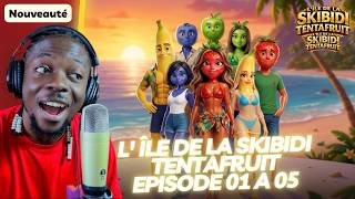 L’ÎLE DE LA TENTATION AVEC DES FRUITS | L' ÎLE DE LA SKIBIDI TENTAFRUIT  |EP 1-5