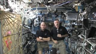 Crew Discusses Life in Space with Connecticut Media