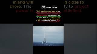 The Ship That Strikes From Hundreds of Miles Away #history #ww2 #usmilitarycombat #shorts