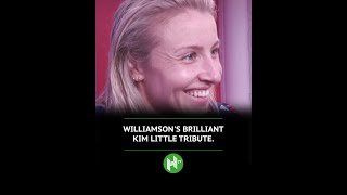 Williamson pays BRILLIANT tribute to Kim Little after Arsenal's STUNNING UWCL comeback ❤️
