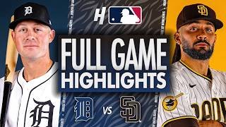 Detroit Tigers vs San Diego Padres - FULL GAME HIGHLIGHTS | March 26, 2026 MLB Season