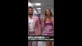 Dakota Ditcheva arrives with Dalton Rosta 👀 🎀 #shorts #pfl