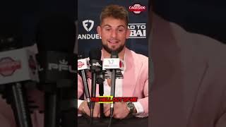 Dalton Rosta can't help but laugh at Edwards alleging that he's on steroids #PFLWorldTournament